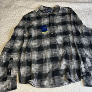 Apt. 9 Men's Monochrome Checkered Shirt